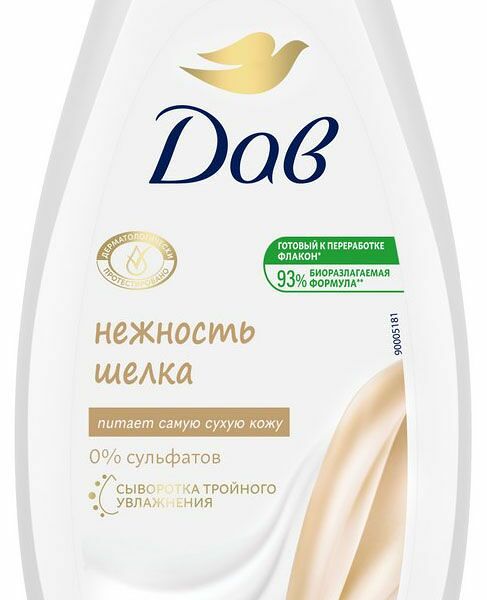 Крем-гель для душа Dove Нежность шелка питание и уход 250 мл