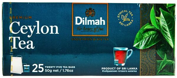 Чай Dilmah черный цейлонский 25 шт 