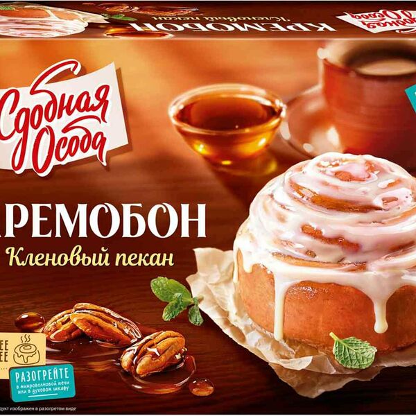 Пирог Кремобон Сдобная особа Кленовый пекан 380 г