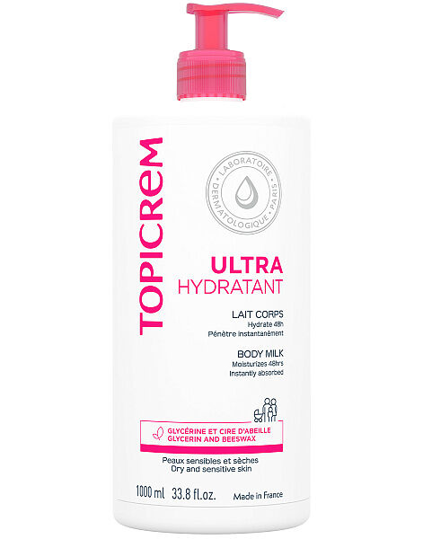 Молочко для тела Topicrem ультра-увлажняющее 1000 мл