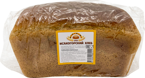 

Хлеб ржано-пшеничный Исакогорский хлеб 650 г