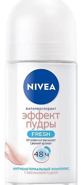 Антиперспирант роликовый Nivea женский Эффект Пудры Fresh 50 мл