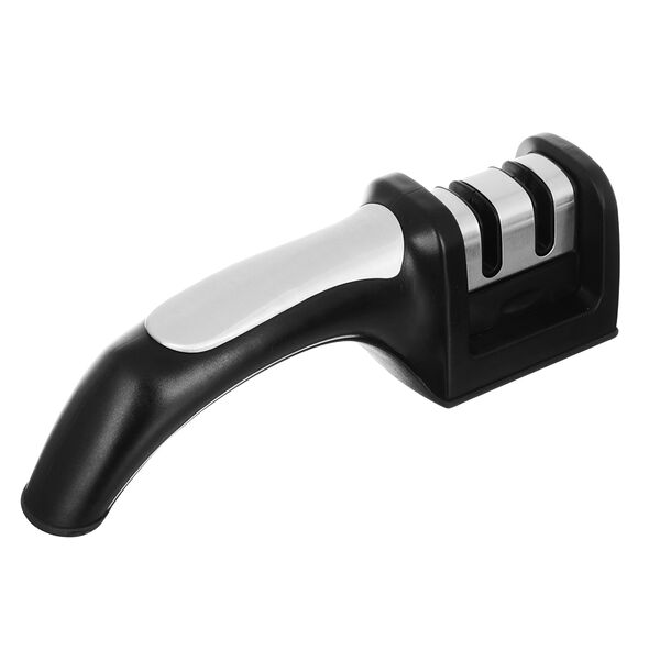 Ножеточка универсальная для черновой и финальной заточки 19х5х6см, нерж.сталь, полипропилен