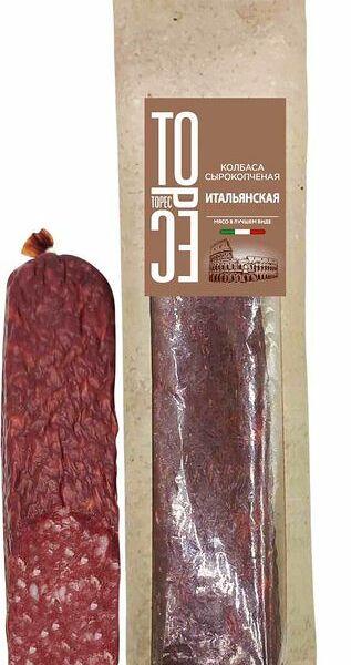 Колбаса Торес Итальянская сырокопченая из мяса кур 230 г