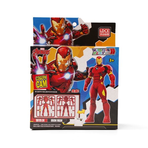 Игрушка KiddiePlay Marvel сборная фигурка Железный человек