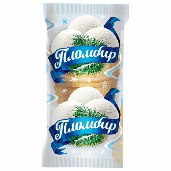 Мороженое Бодрая Корова пломбир с ванилью