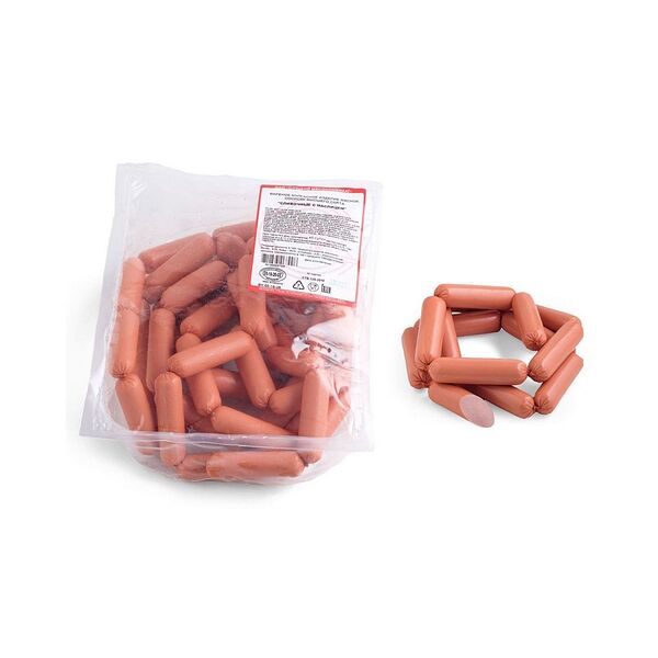 Изд колб мясн Сосиски Сливочные с маслицем Новые вас в/с вес Слуцкий МК