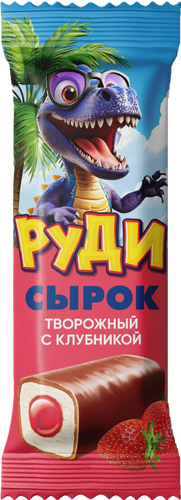 

Сырок творожный Руди Клубничный без змж 40 г