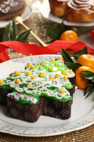 

Кекс творожный Лента Fresh Рождественский, 350 г