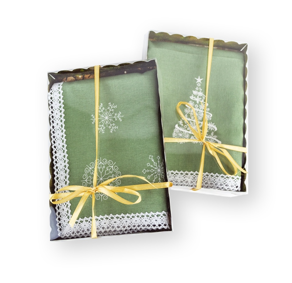 

Салфетки Carolon Новогодняя вышивка дизайн в ассортименте