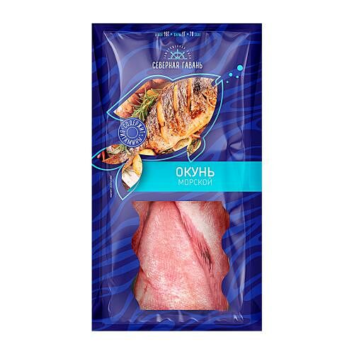 Окунь Северная Гавань свежемороженый без головы 800 г