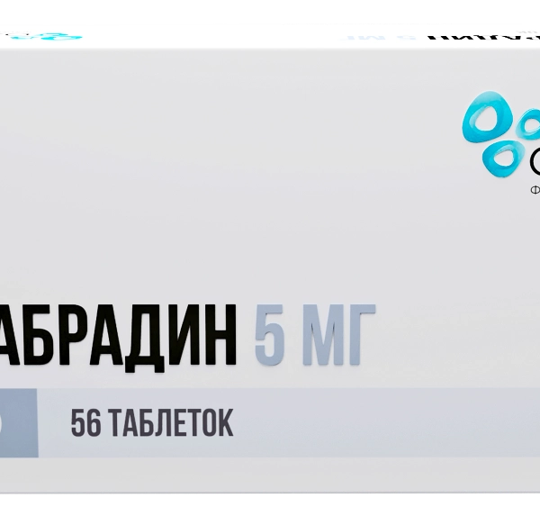 Ивабрадин таблетки 5 мг 56 шт