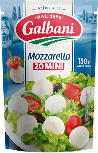 

Сыр рассольный Galbani Моцарелла Мини 45% 150 г