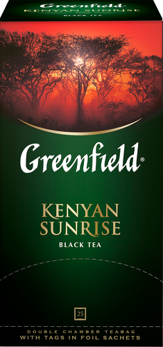 

Чай черный Greenfield Kenyan Sunrise в пакетиках 25 шт. x 2 г