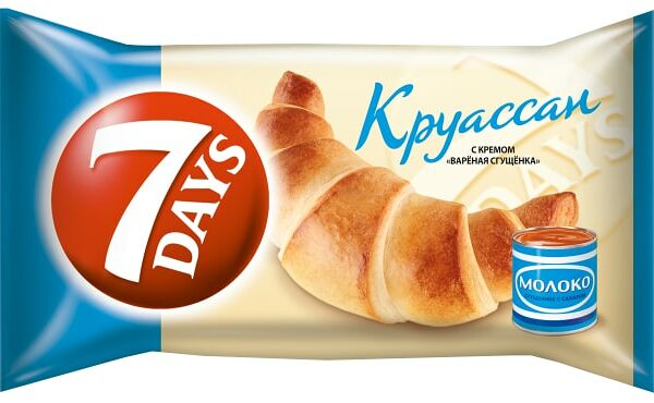 Круассан 7 Days с кремом Вареная сгущенка 65г