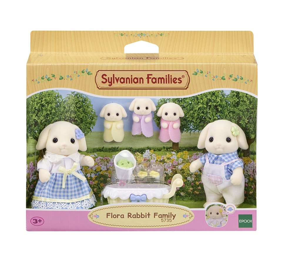 

Игровой набор Sylvanian Families «Семья цветочных кроликов» 3+