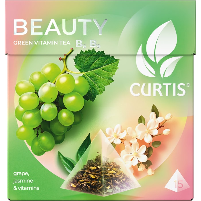

Чай зеленый Curtis Beauty ароматизированный 15 пакетиков 25.5 г
