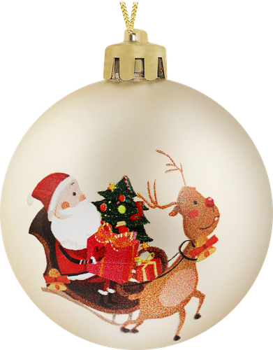 

Шар елочный Homeclub Новогодние мотивы 8 см 1 шт. цвет и дизайн в ассортименте