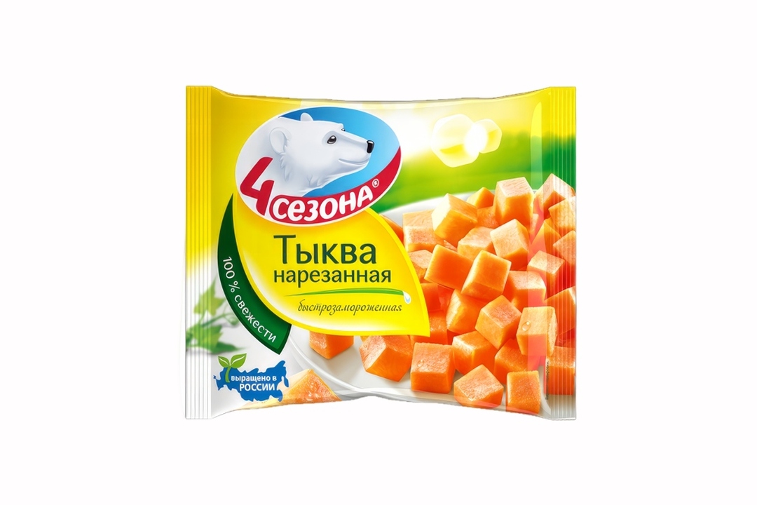 

Тыква 4 Сезона нарезанная, замороженная 400 г