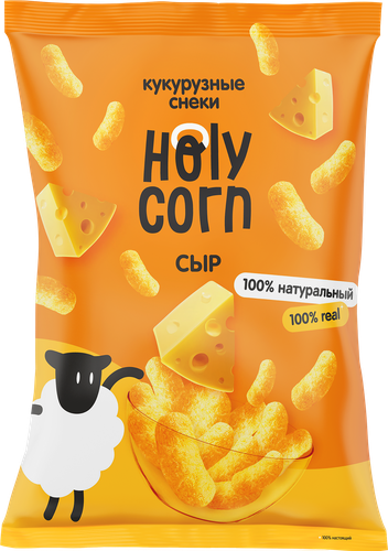

Снеки кукурузные Holy Corn Сыр 50 г