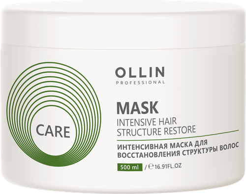 

Маска для волос Ollin Professional Care интенсивная для восстановления структуры 500 мл