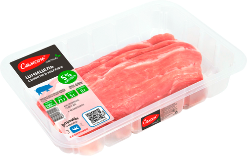 

Шницель из свинины Самсон охлажденный 400 г