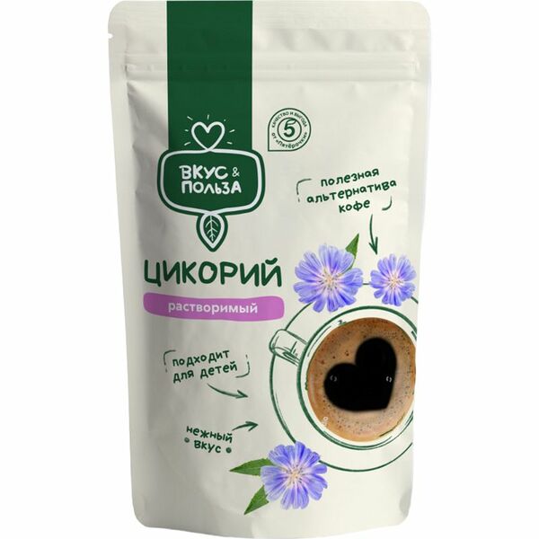 Цикорий Вкус и Польза растворимый порошкообразный 85 г