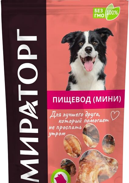 Лакомство для собак Winner Пищевод говяжий сушеный 60г