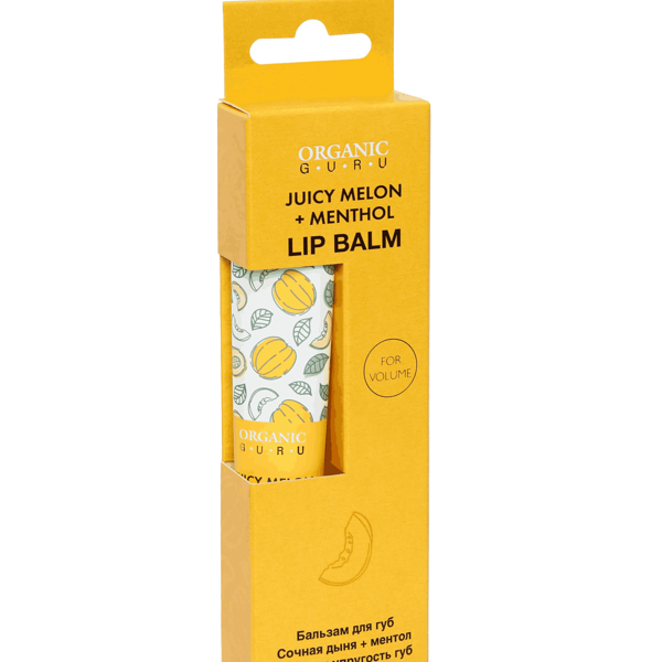 Organic Guru бальзам для губ Juicy melon 18 мл 