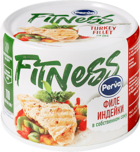 

Филе индейки Perva Fitness в собственном соку 180 г