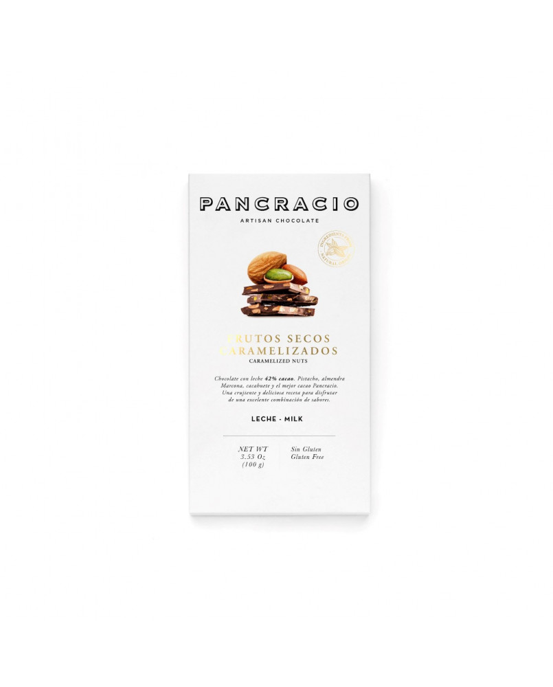 

Шоколад молочный Pancracio с карамелизированными орехами, 100 г