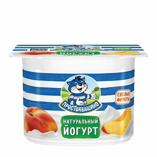 Йогурт Простоквашино с персиком 2.9% 110 г