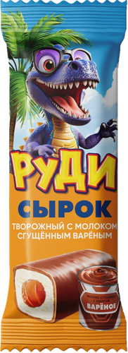 

Сырок творожный Руди с начинкой Вареная сгущенка без змж 40 г