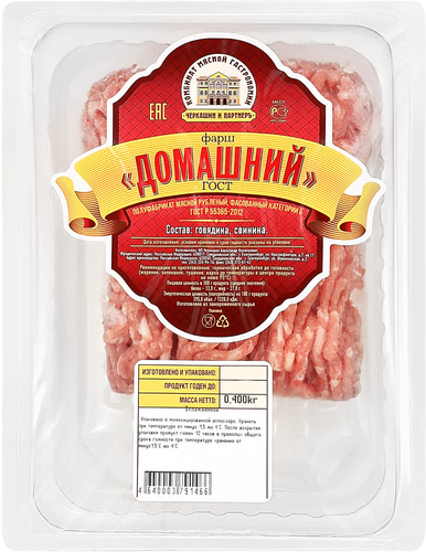 

Фарш Черкашин и Партнеръ Домашний охлаждённый 400 г