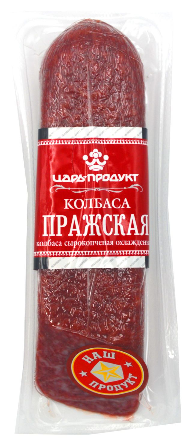 

Колбаса сырокопченая МК Волгоградский Пражская, 200 г