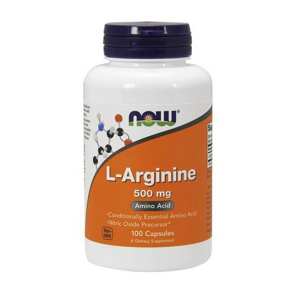 Now L-Arginine капсулы 500 мг 100 шт