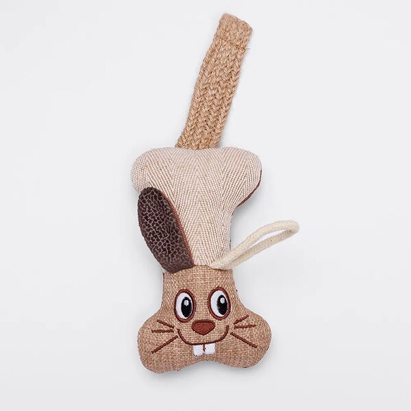 Игрушка для собак Зайка 15 см