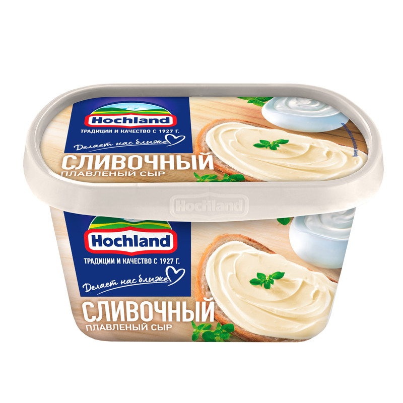 

Сыр плавленый Hochland сливочный 55% БЗМЖ 400 г