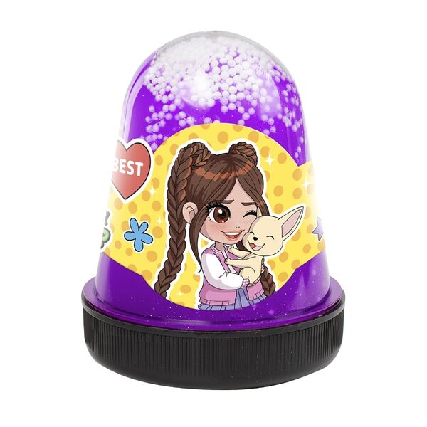 Игрушка модели Slime Милана Хаметова фиолетовый, капсула, От 3 лет, Россия