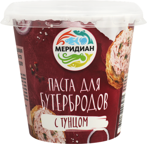 

Паста Меридиан с тунцом для бутербродов 140 г