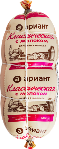 

Колбаса Ариант Классическая с молоком вареная 500 г