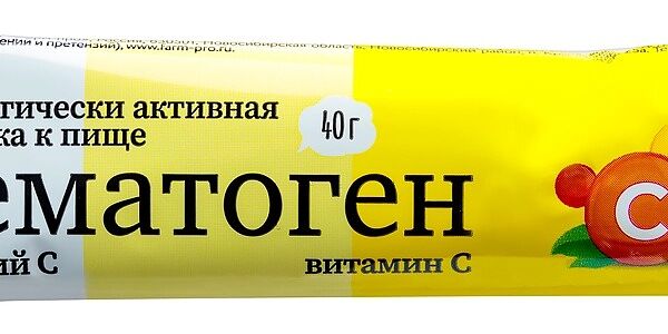 Erkapharm Гематоген русский Витамин C 40 г 