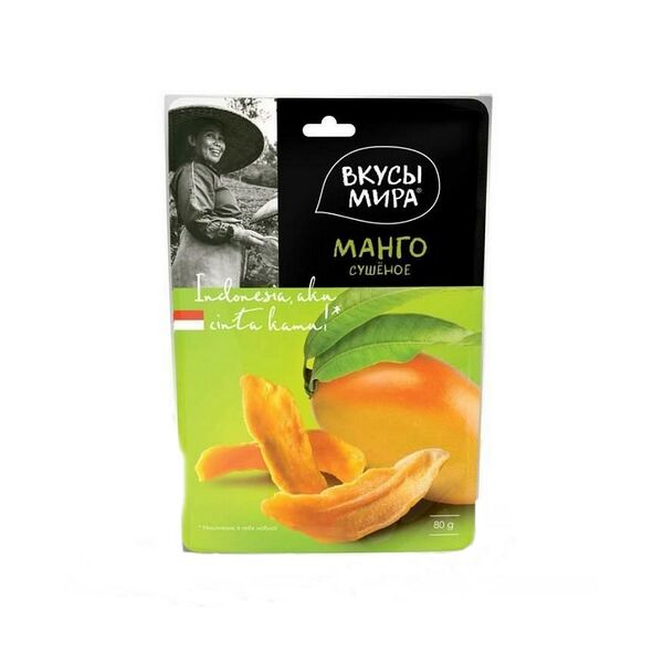 Манго сушеное 80г