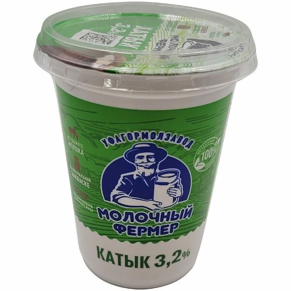 Катык Молочный фермер 3.2%, 450 г
