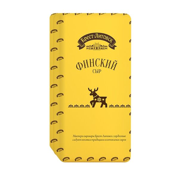 Сыр Брест-Литовск полутвердый Финский 45%, вес