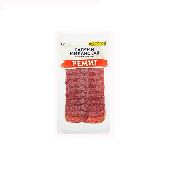 Нарезка колбаса Ремит Салями Миланская с/к в/у шт 70г