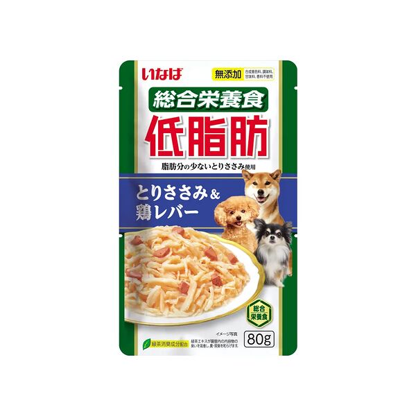 Влажный корм для собак Inaba Teishibo Куриное филе с куриной печенью в желе 80 г