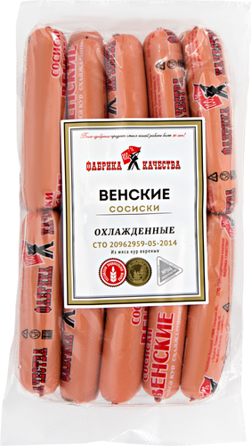 

Сосиски Фабрика Качества Венские весовые