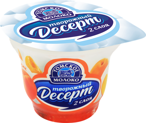 

Десерт творожный Томское молоко Персик-абрикос 3.5% 130 г
