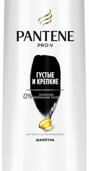 Шампунь для волос PANTENE Густые и крепкие, 300мл